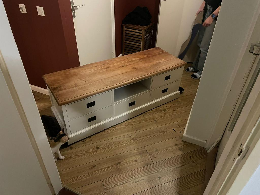 Tv kast, Ophalen, Gebruikt, 100 tot 150 cm, Minder dan 100 cm