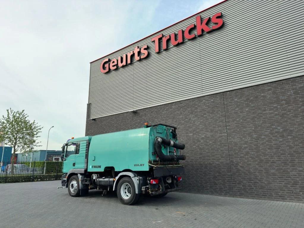 MAN TGM 18.240 4X2 + FAUN VIAJET 6R/HS SWEEPING TRUCK/ KEHRM, Auto's, MAN, Bedrijf, Euro 4, Te koop