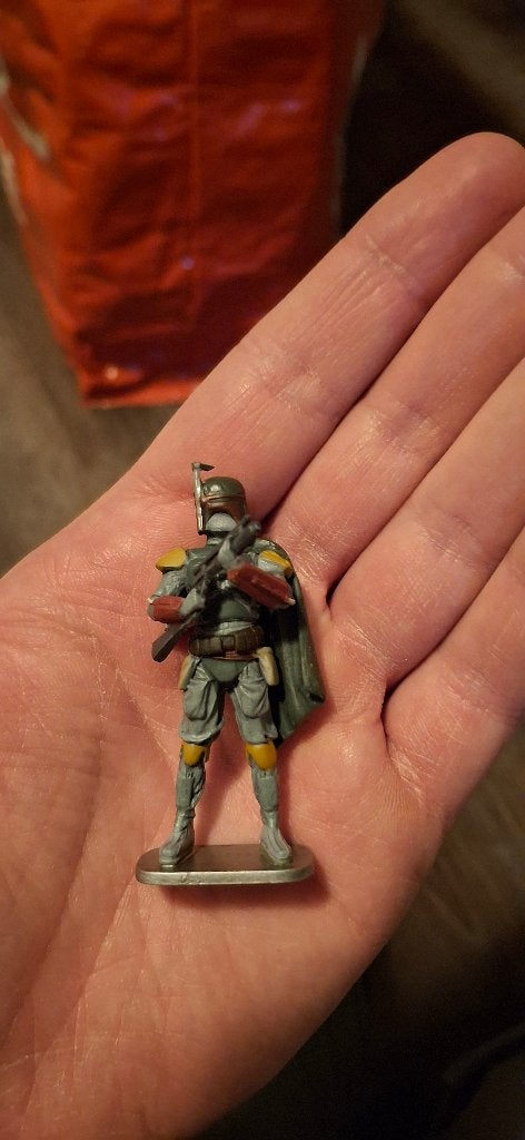 Boba Fett miniatuur, Ophalen of Verzenden, Zo goed als nieuw, Actiefiguurtje