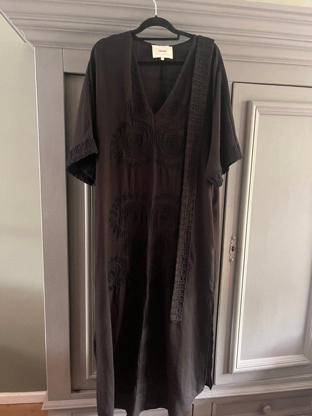 Zwartw kaftan Lonneke nooteboom shoeby, Zwart, Maat 42/44 (L), Nieuw, Ophalen of Verzenden