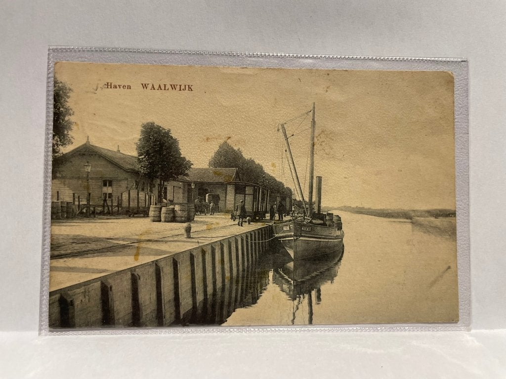 Waalwijk - Haven, Verzamelen, Verzenden, 1920 tot 1940, Gelopen, Noord-Brabant