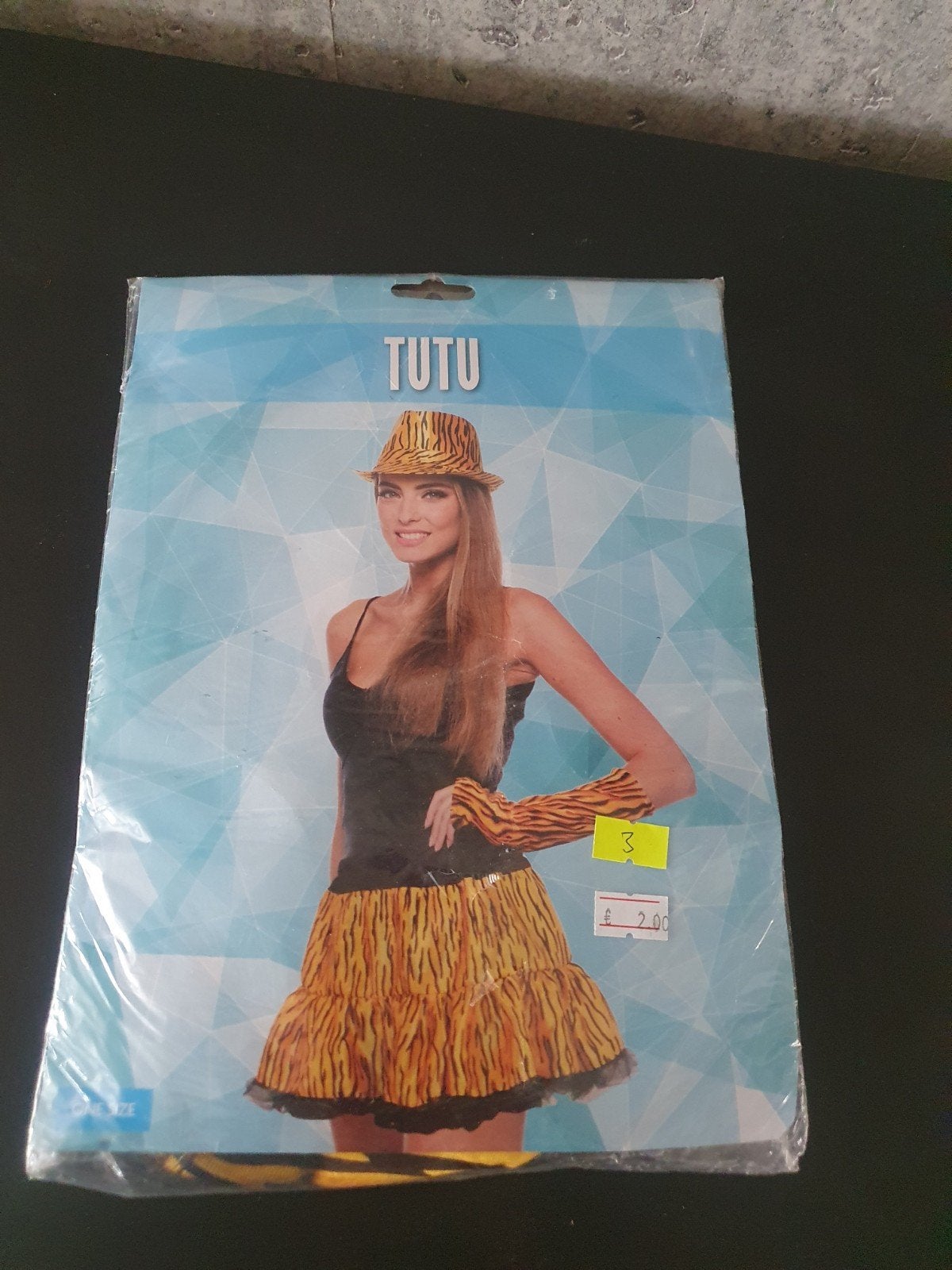 Nieuw tijgerprint tutu rokje - 1 maat, Maat 38/40 (M), Carnaval, Nieuw, Ophalen of Verzenden