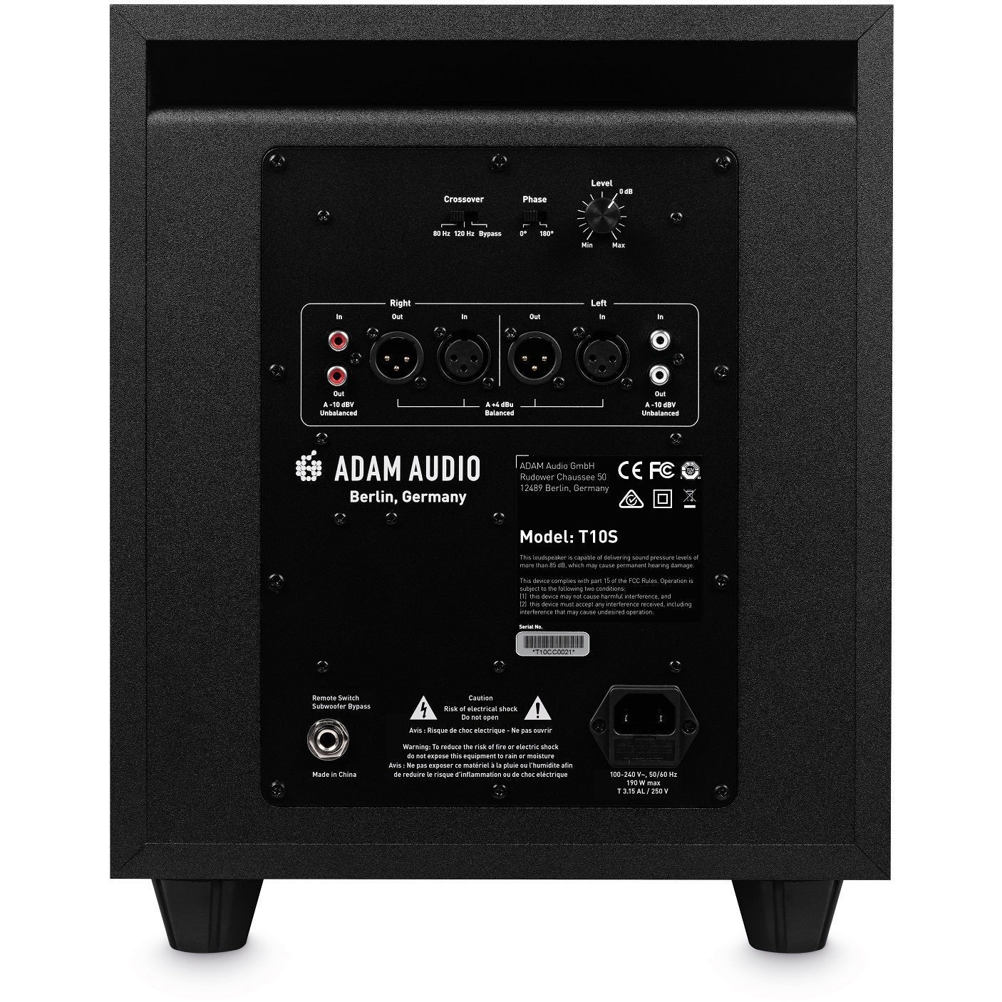 Adam T10S subwoofer, Ophalen, Zo goed als nieuw, Subwoofer, Overige merken