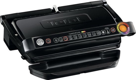 Tefal OptiGrill XL GC722D, Witgoed en Apparatuur, Grillplaten, Ophalen of Verzenden, Vaatwasmachinebestendig, Gebruikt, Tafelgrill