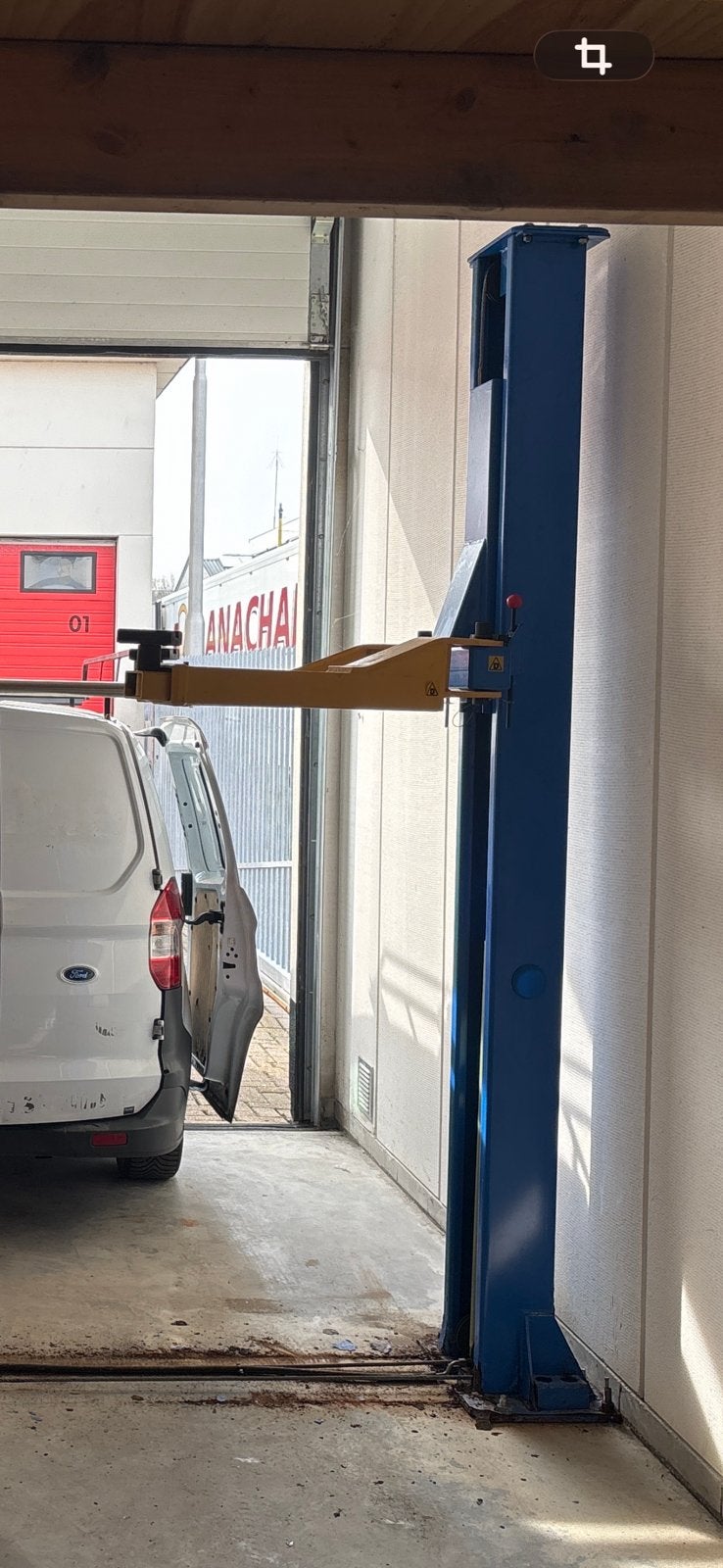 2 kolom Autobrug 2 ton - werkt nog goed, Tuin en Terras, Tuinhuizen, Ophalen, Zo goed als nieuw, Schuur
