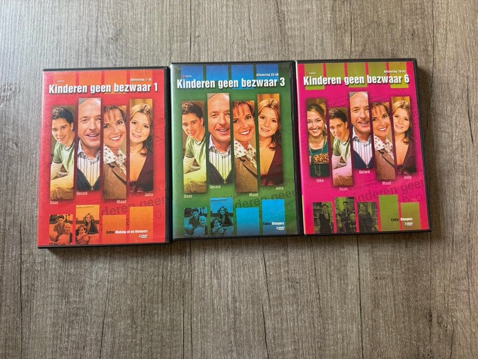 Kinderen geen bezwaar - Seizoenen 1, 3 en 6 (DVD), Seizoen 1, Alle leeftijden, Nederlands, Komedie