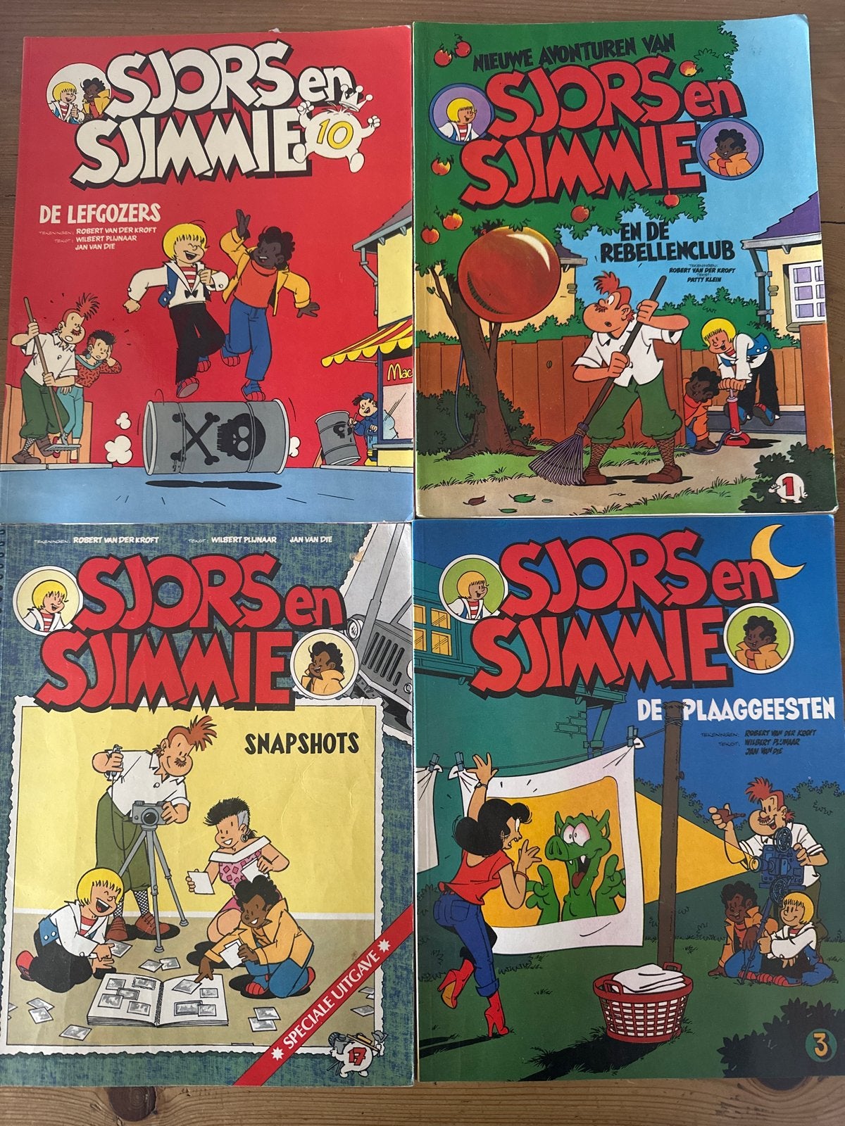 Sjors en Sjimmie Stripboeken - 4-delige set, Meerdere stripboeken, Ophalen of Verzenden, Gelezen