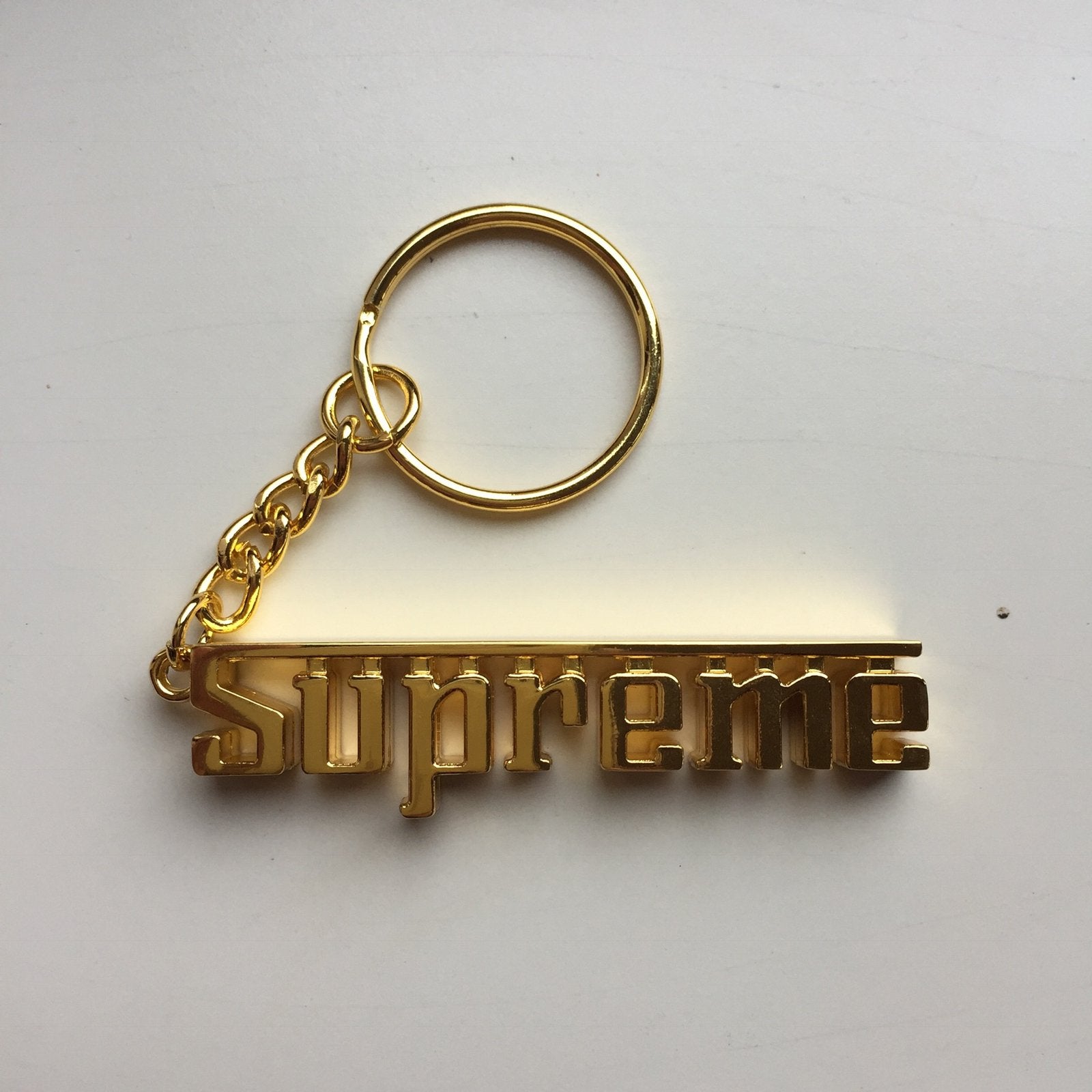 Supreme grand prix keychain gouden FW16 sleutelhanger, Ophalen of Verzenden, Nieuw
