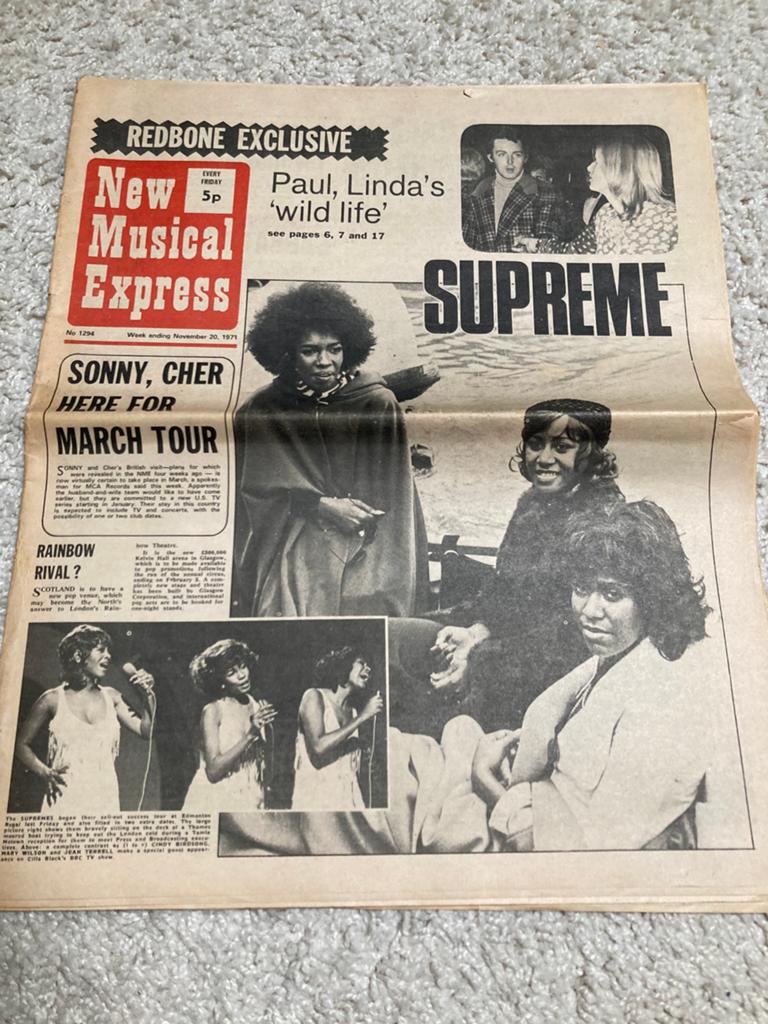 NME 1971 oa JON LORD Santana SAVOY BROWN, Ophalen of Verzenden, Gelezen, Muziek, Film of Tv