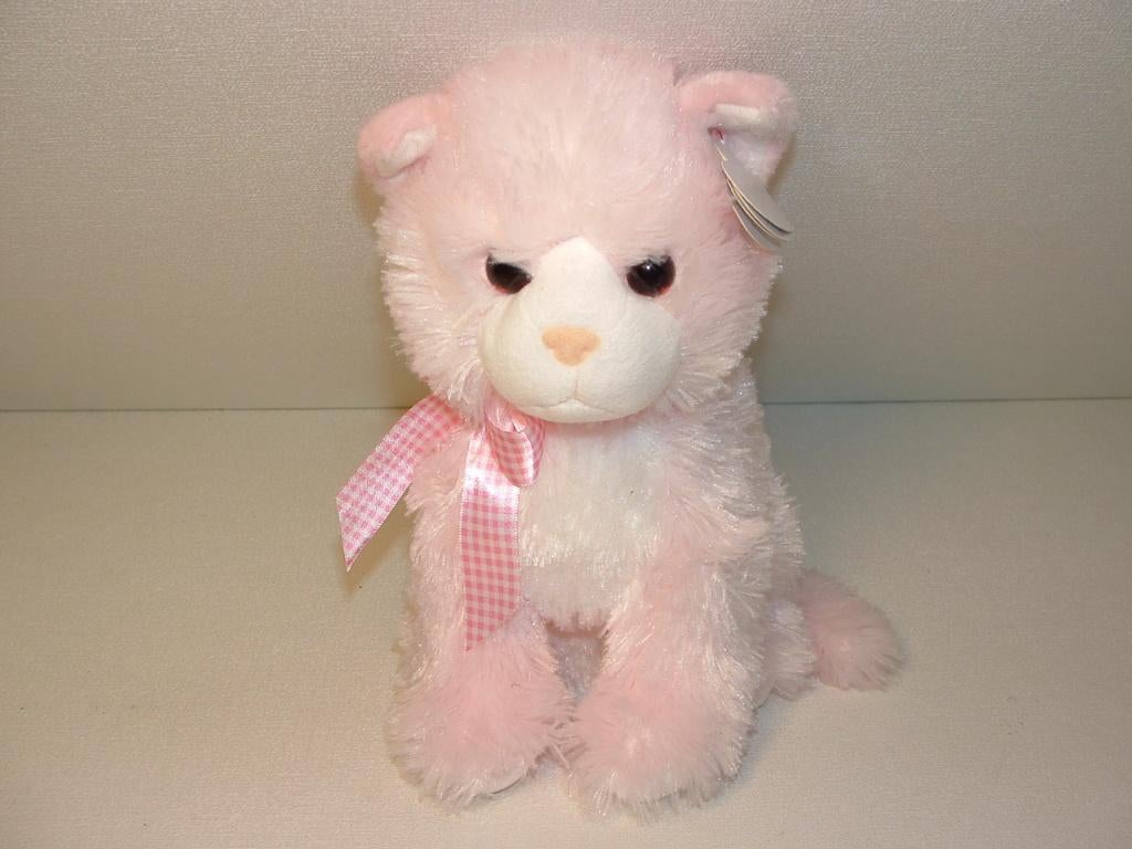 TY POES KAT DUCHESS PLUCHE WOLLIG LICHT ROZE/WIT MET, Verzenden, Nieuw, Overige typen