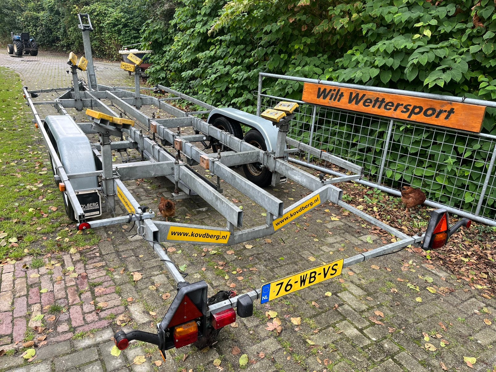 Pega MP 2700 - 600 boottrailer., Ophalen, Gebruikt, 1500 tot 3000 kg, 6 tot 9 meter