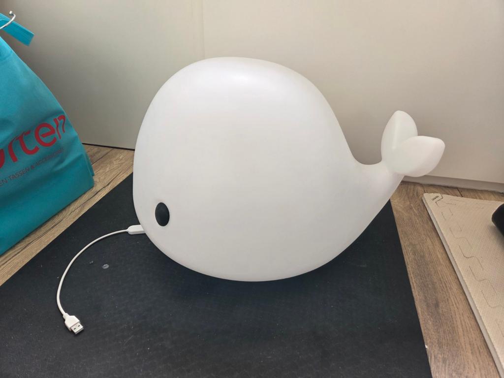 Nieuwe Walvis Lamp - Perfect voor Kinderkamer, Ophalen of Verzenden, Nieuw, Lamp