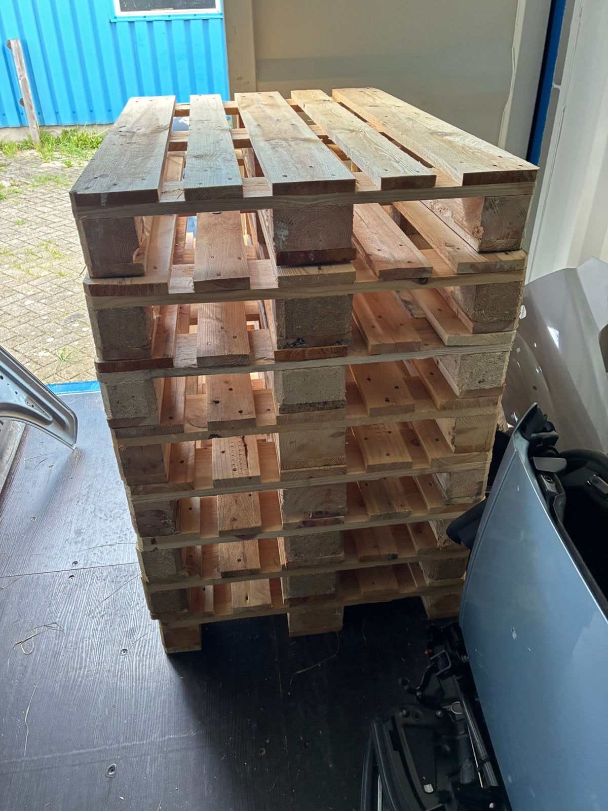 Europallets blank, Tuin en Terras, Minder dan 3 m³, Ophalen of Verzenden