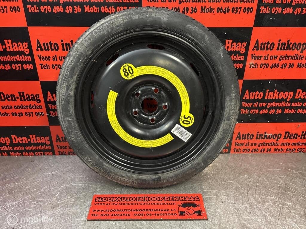 VW Seat Audi | Thuiskomer + Krikset | 5x112 | T125/70/R18 |, 18 inch, Gebruikt, Ophalen of Verzenden