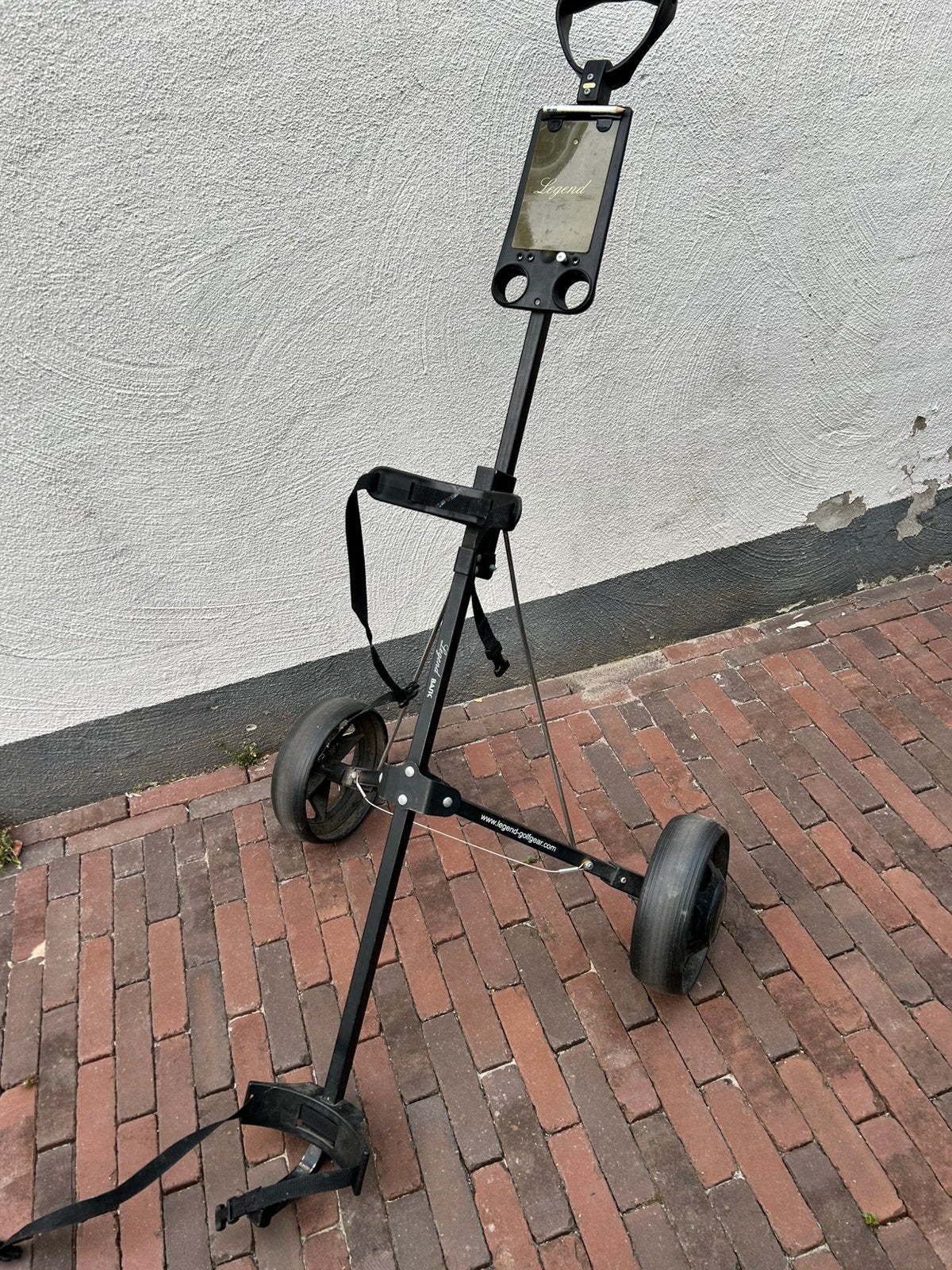 Golftrolley te koop, Ophalen, Gebruikt, Golfkar, Overige merken