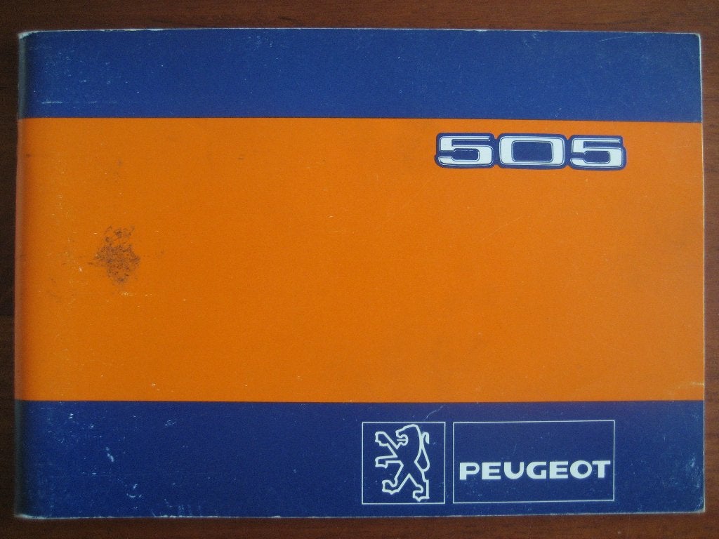 Peugeot 505 instructieboekje (1982), Ophalen of Verzenden