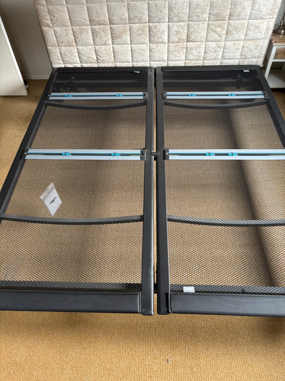 Auping bed 180 bij 210 teab, Ophalen, 210 cm, Tweepersoons, Zo goed als nieuw