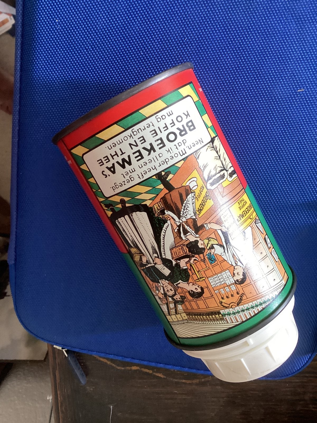 Broekema’s koffie thee // thermoskan hoog 16 cm, Ophalen of Verzenden, Zo goed als nieuw, Koffie