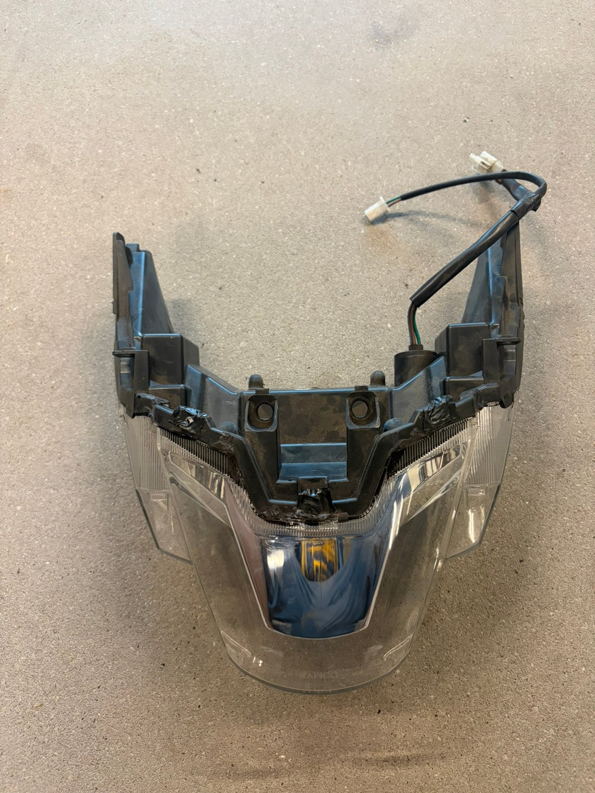 Kymco new people s achterlicht, Ophalen, Zo goed als nieuw, Goud, Overige materialen
