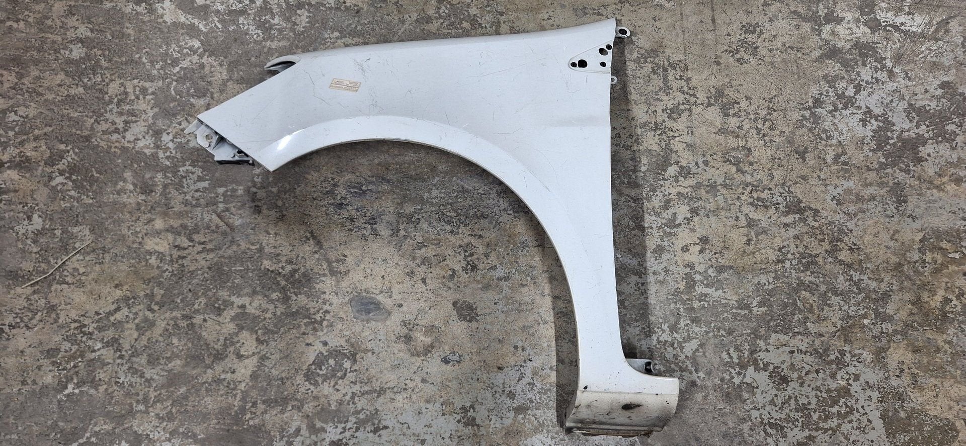 Renault Clio III Spatbord Links-voor 2005-2009 Wit Origineel, Gebruikt, -, Renault, -