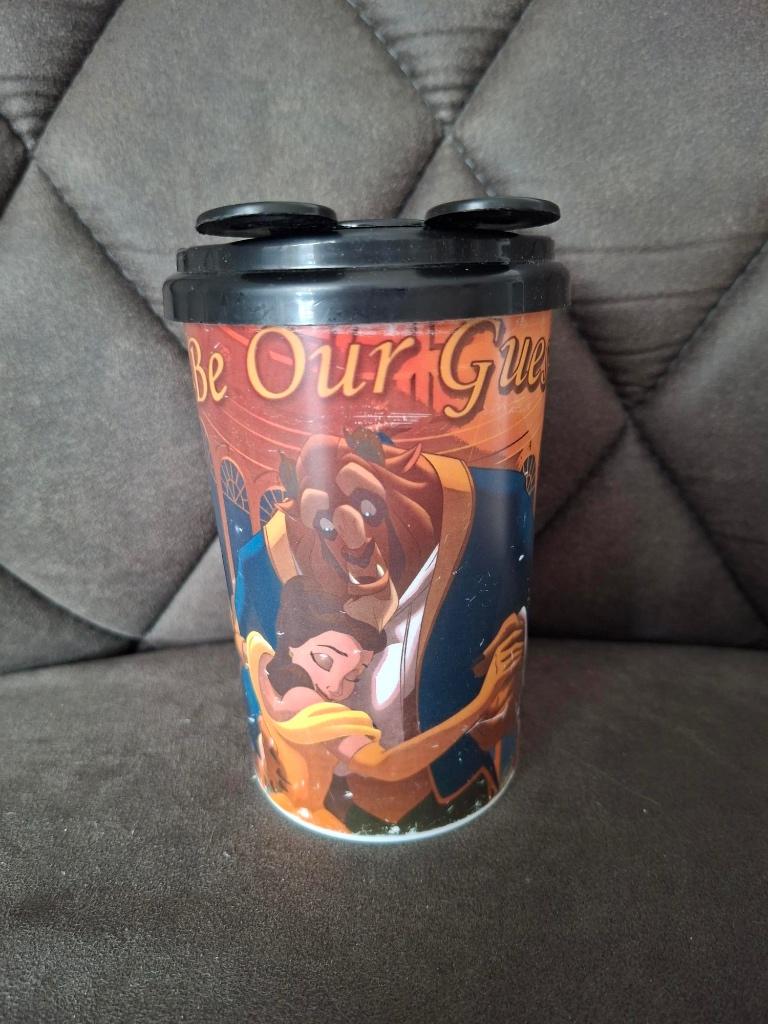 Unieke Beker Be Our Guest restaurant Walt Disney World, Ophalen of Verzenden, Assepoester of Belle, Gebruikt, Servies