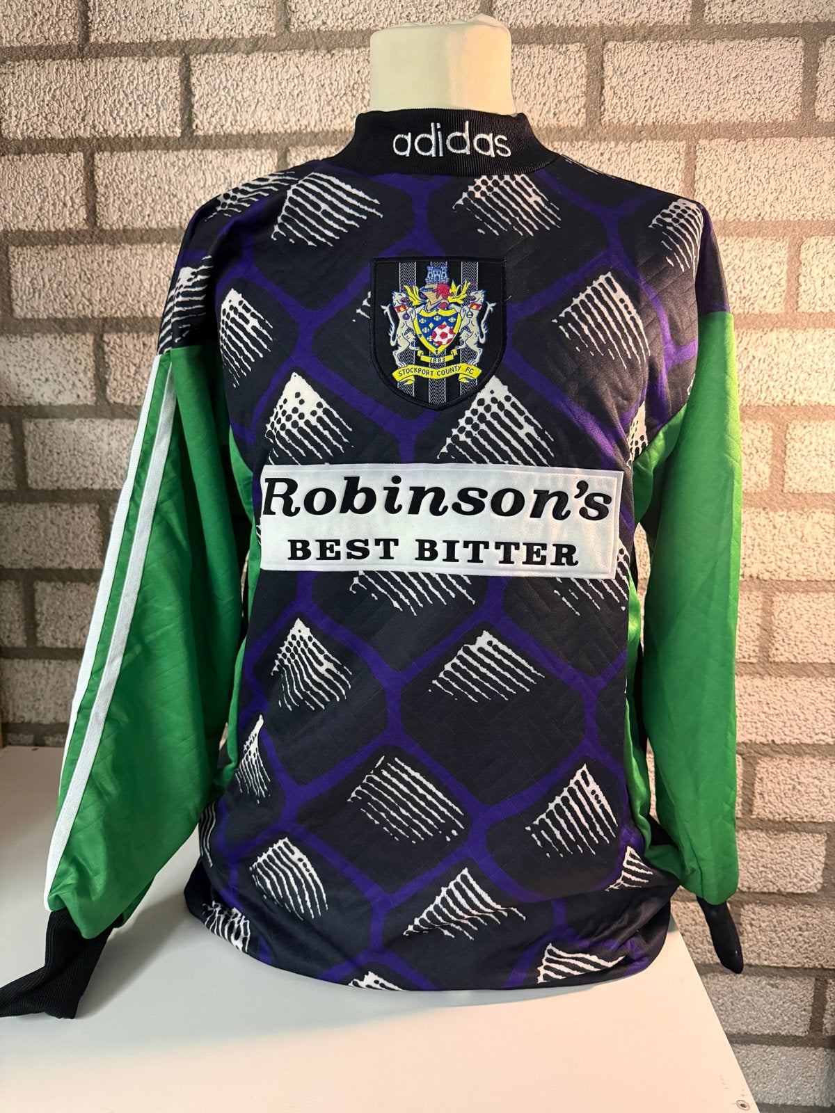 Vintage Adidas Stockport County FC Keepershirt Maat M, Nieuw, Ophalen of Verzenden, Adidas, Meerkleurig