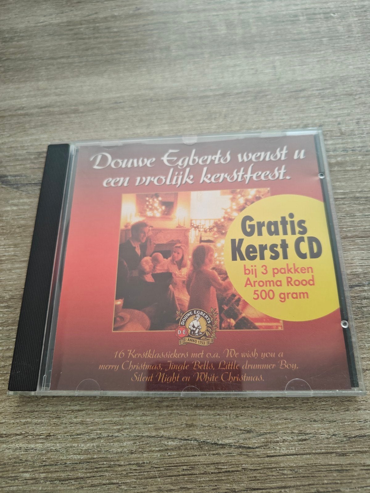 Douwe Egberts Kerst CD - 16 Mooiste Kerstklassiekers, Kerst, Ophalen of Verzenden, Zo goed als nieuw, Verzamelalbum