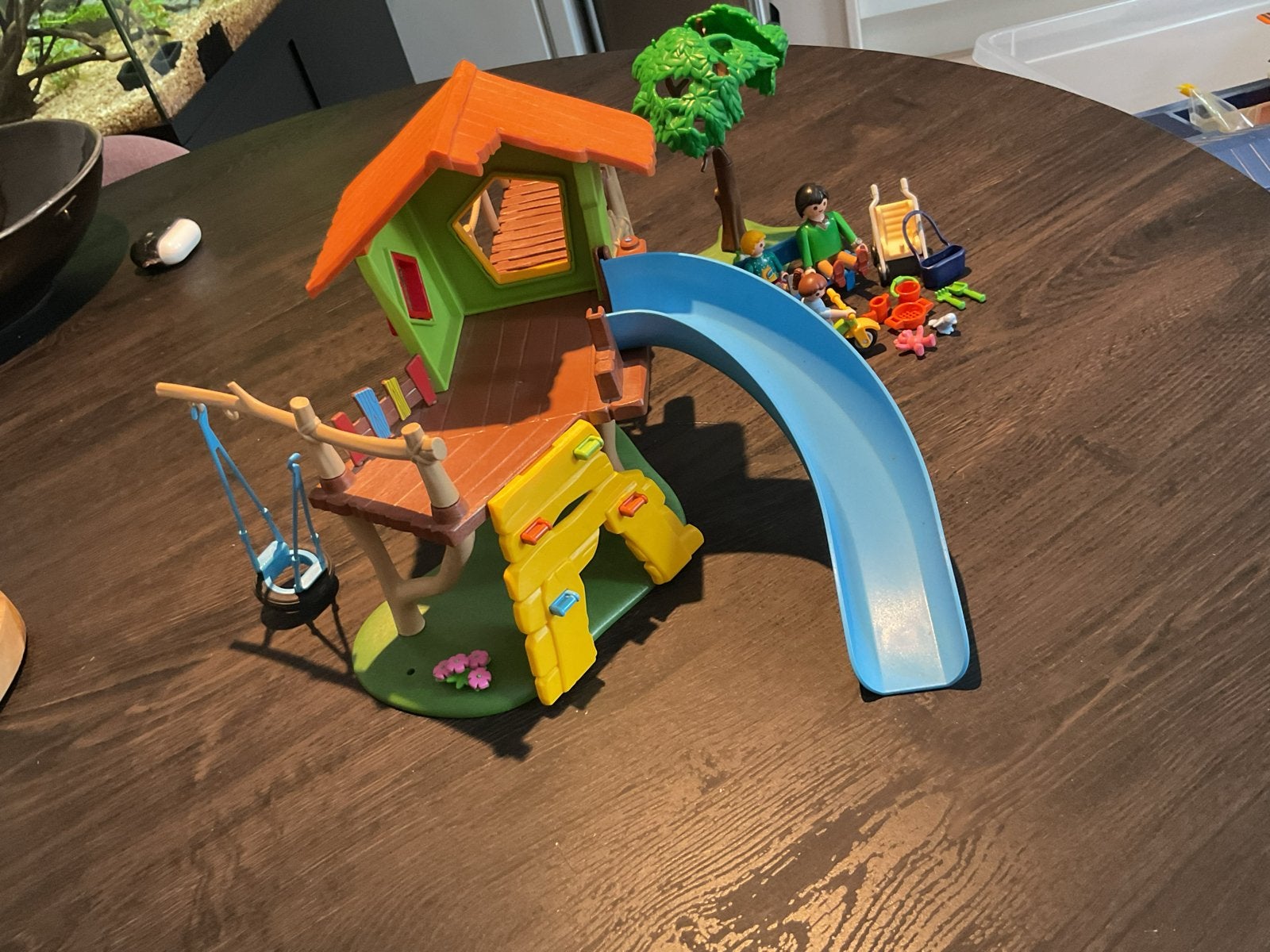 Playmobil Boomhut met glijbaan en figuren, Ophalen, Gebruikt, Gebouw, Complete set