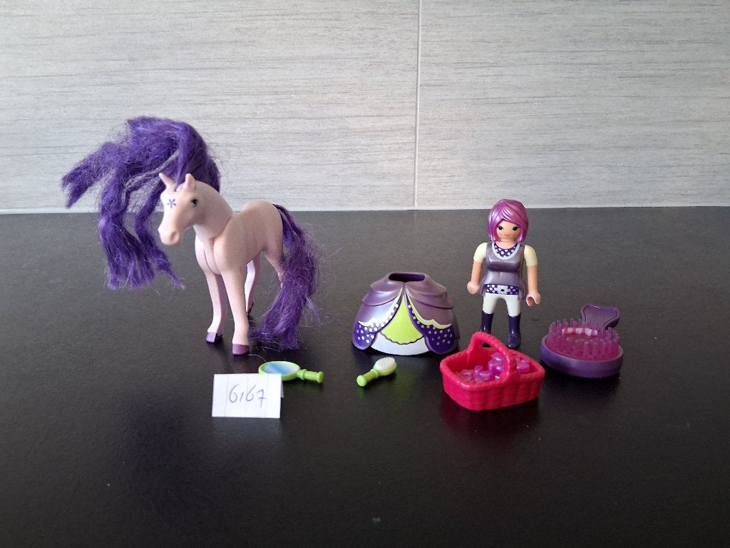 Playmobil 6167 Prinses met paard, Gebruikt, Complete set, Ophalen of Verzenden, Princess