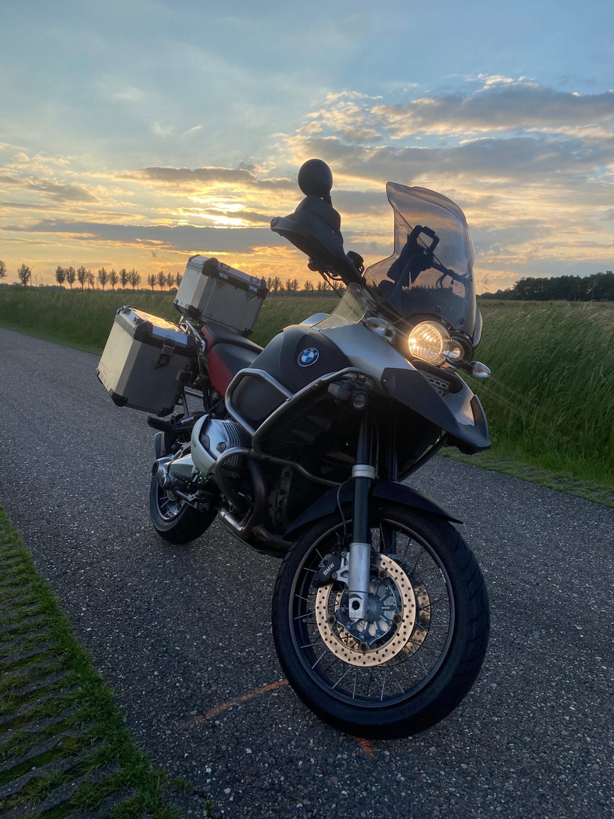 Bmw GS1200 Adventure, met kofferset (ook te ruil), Motoren, 2 cilinders, Occasion, Motorrijbewijs A, Cardan-aandrijving
