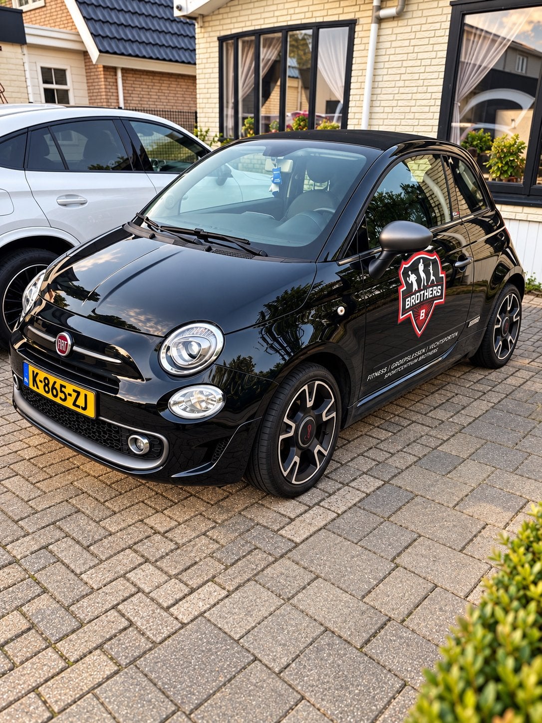 Fiat 500C 1.2 69pk 2016 Zwart, Voorwielaandrijving, 4 cilinders, Cabriolet, Zwart