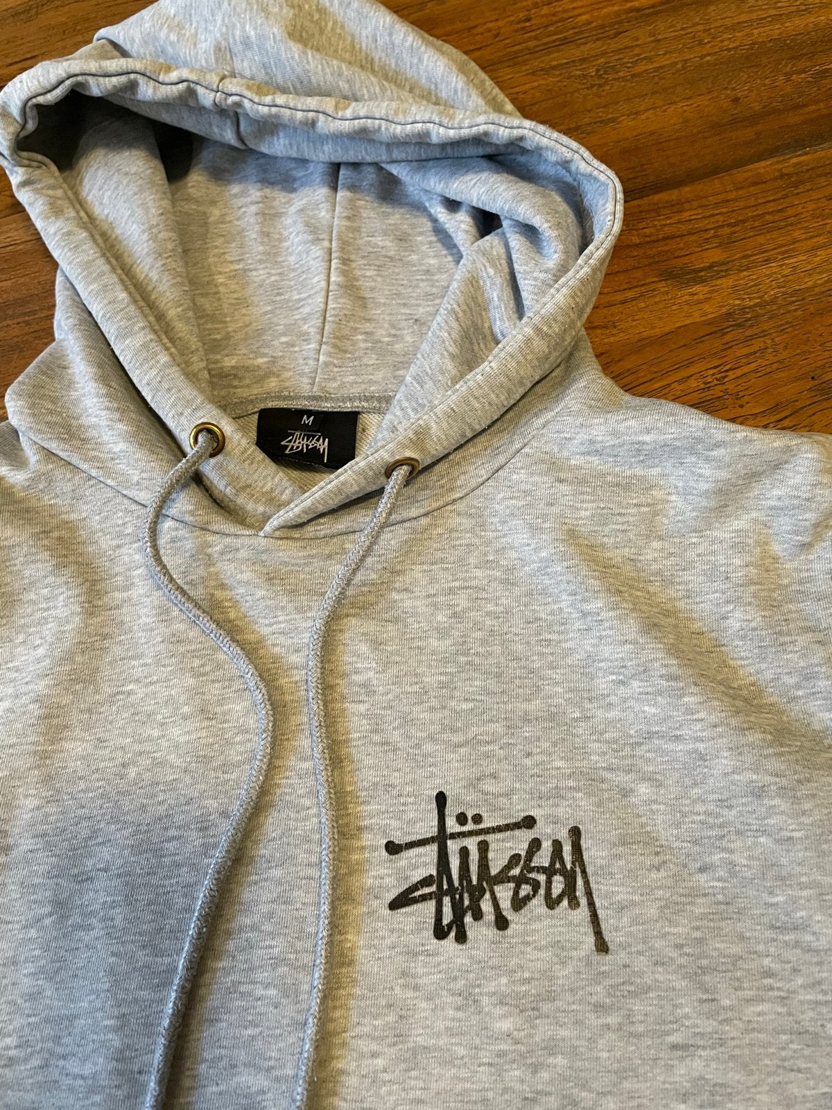 Stussy Hoodie Grijs - Maat M, Ophalen of Verzenden, Zo goed als nieuw