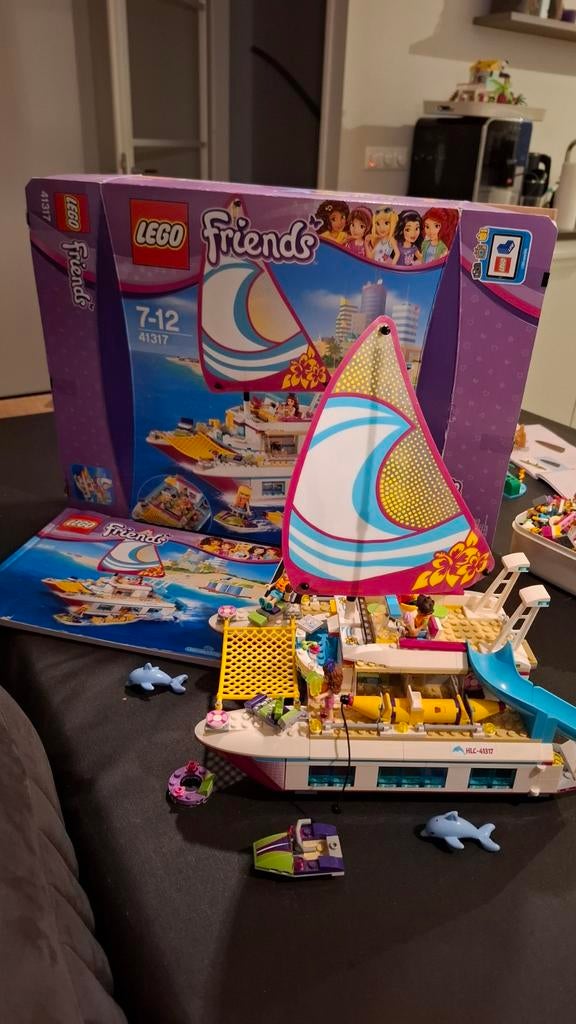 Lego friends grote boot 41317, Lego, Compleet, Friends, Ophalen of Verzenden