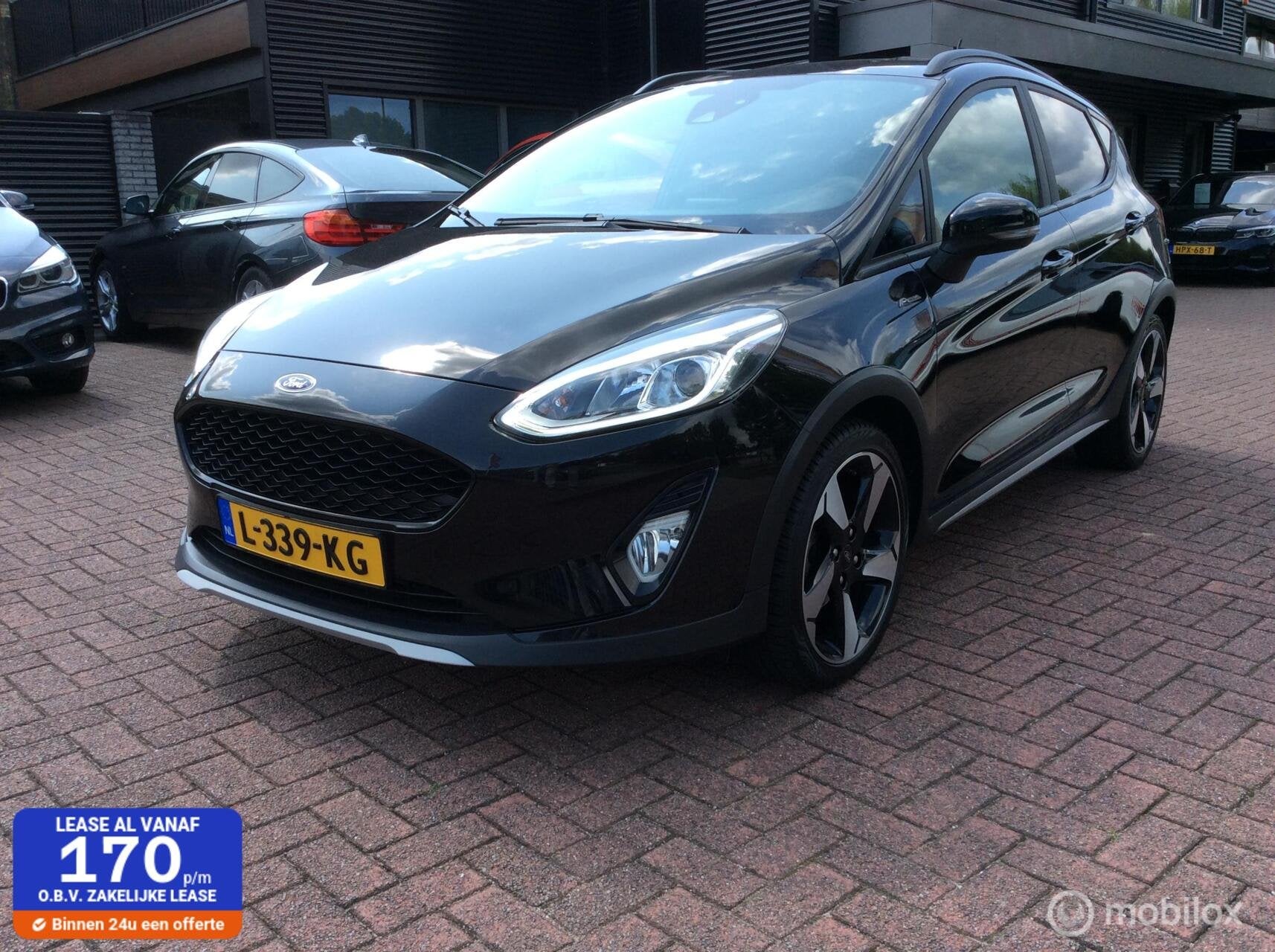 Ford Fiesta 1.0 EcoBoost Active X Navi Apple Carplay 17"Lm V, Voorwielaandrijving, 94 pk, Stof, Gebruikt