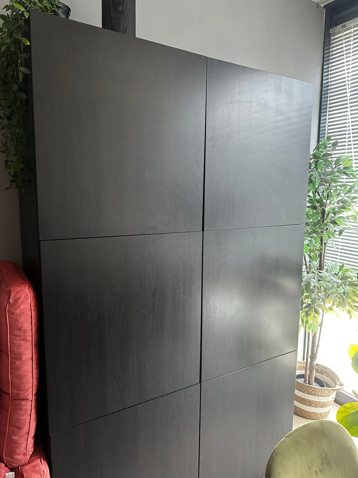 IKEA Opbergkast Zwartbruin 120x42x193 cm, Ophalen, Gebruikt