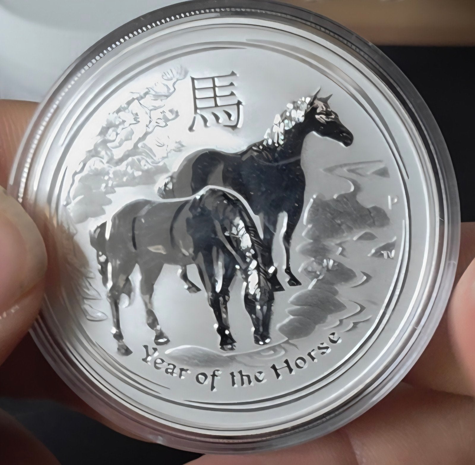 1oz lunar 2 Paard 2014 Australië, Verzenden, Zilver