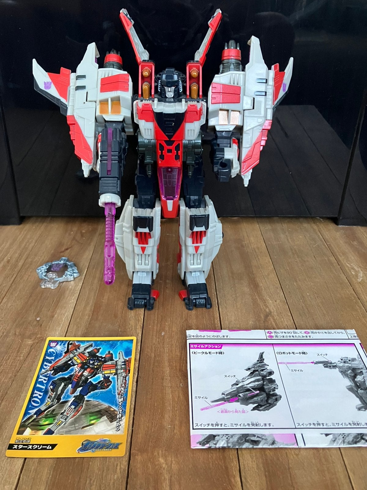Transformers Galaxy Force Starscream, G1, Ophalen of Verzenden, Zo goed als nieuw