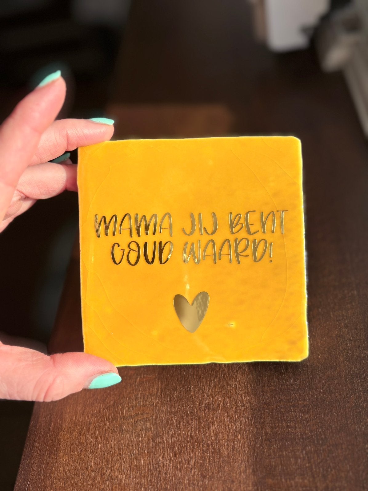 Tegeltje- Mama jij bent goud waard!, Verzenden, Nieuw