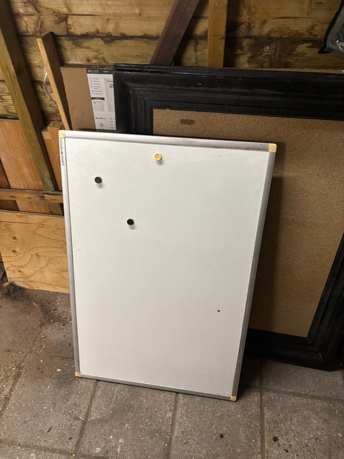 Whiteboard 90x60, Huis en Inrichting, Woonaccessoires | Memoborden, Ophalen, Zo goed als nieuw, Magneetbord