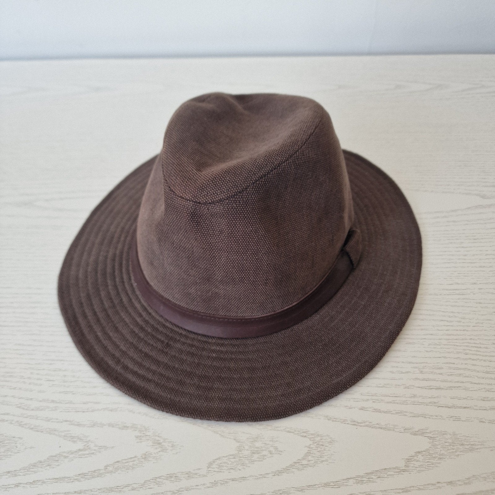 Panizza bruin hoed maat 57. Made in Italië., Ophalen of Verzenden, Panizza, ., .
