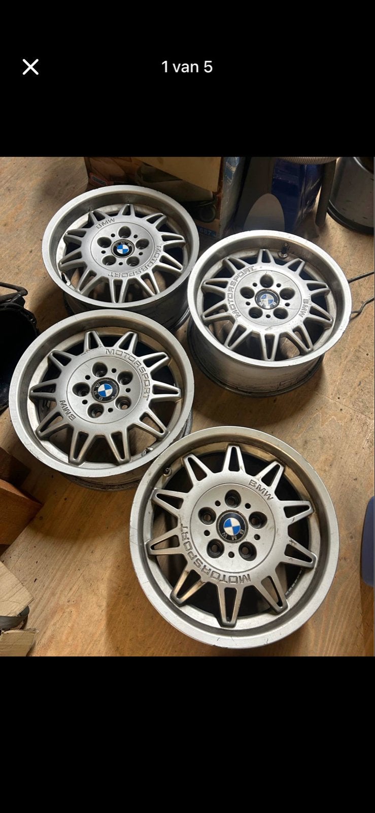 Originele BMW M3 Style 22 Velgen 17 inch BMW Motorsport, Auto-onderdelen, Banden en Velgen, Ophalen, Overige, Gebruikt, Velg(en)