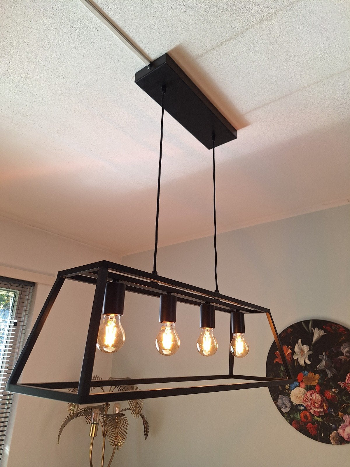 2x IKEA Felsisk lamp, Ophalen, Industrieel, Modern, E27 (groot), Zo goed als nieuw