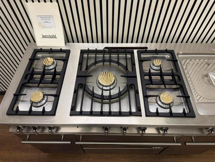 Luxe Lacanche Westahl Fornuis met multicooker GASOVEN 150 cm, Fornello Esperta, Grill, Ophalen of Verzenden, Zo goed als nieuw