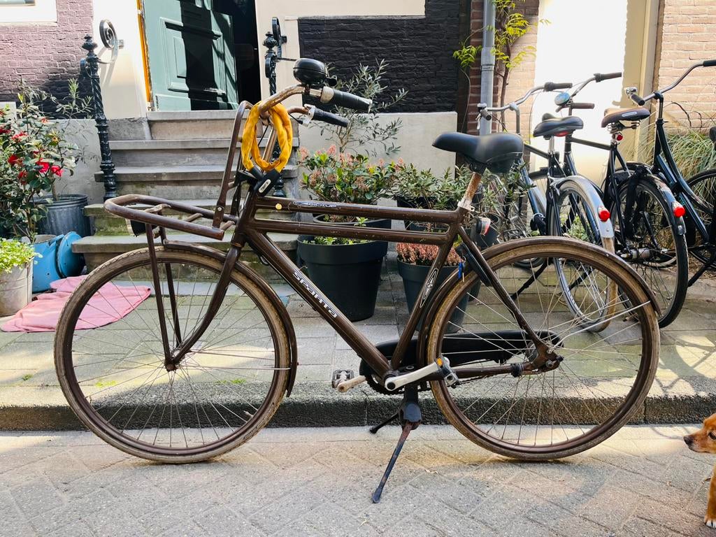 Sparta Pick-Up Herenfiets 28 inch – bruin – 3 versnellingen, Fietsen en Brommers, Fietsen | Heren | Herenfietsen, Ophalen, Terugtraprem