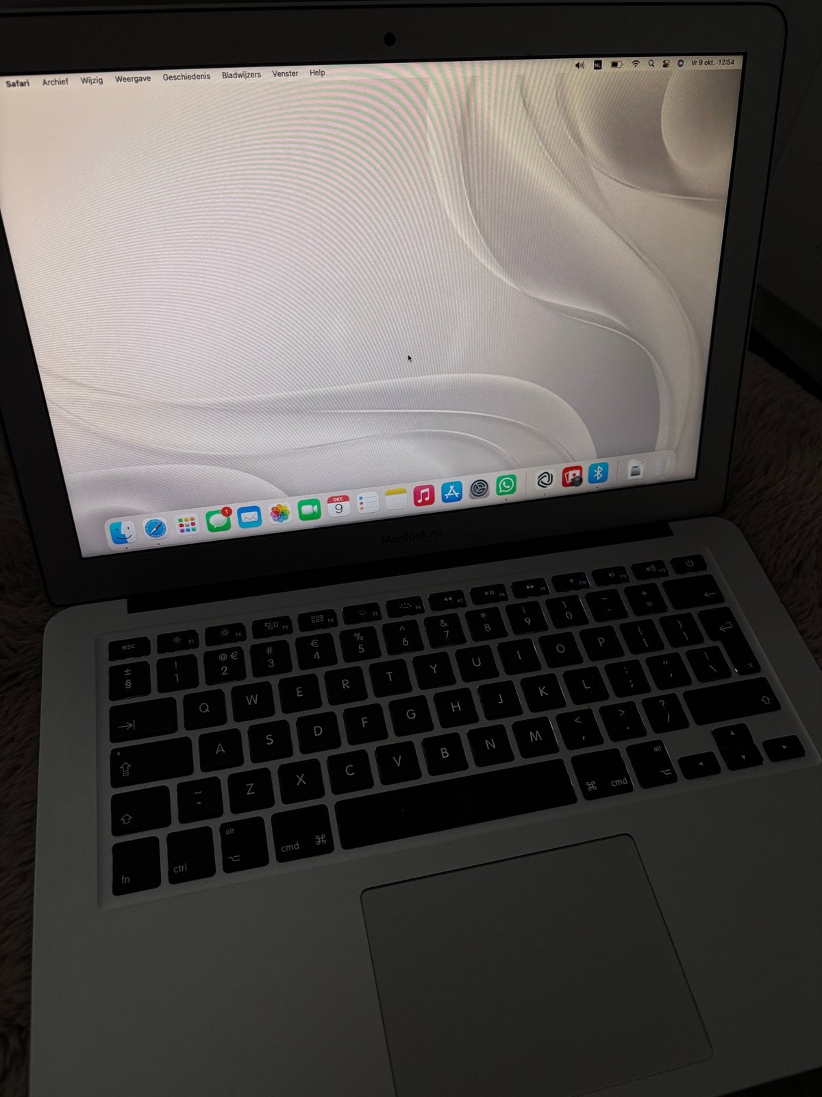 MacBook Air (13-inch, Early 2015) - Goede staat, Computers en Software, Gebruikt, Qwerty, 13 inch, Minder dan 2 Ghz
