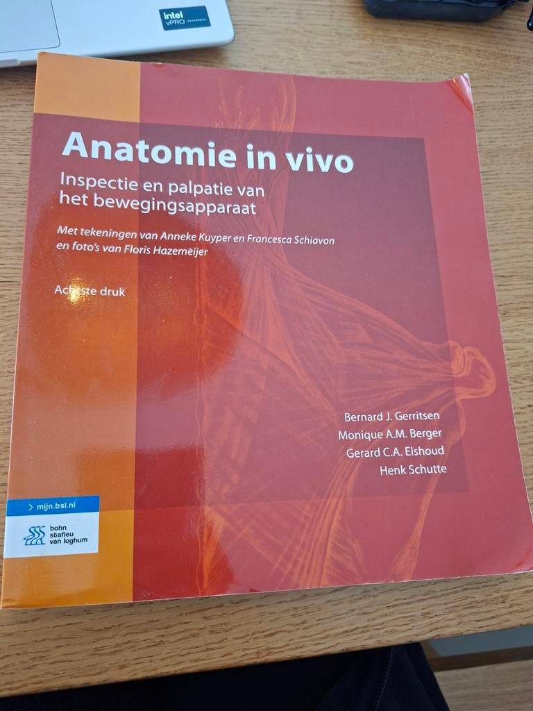Anatomie in vivo: boeken hbo opleiding fysiotherapie, Ophalen of Verzenden, Beta, Zo goed als nieuw, HBO