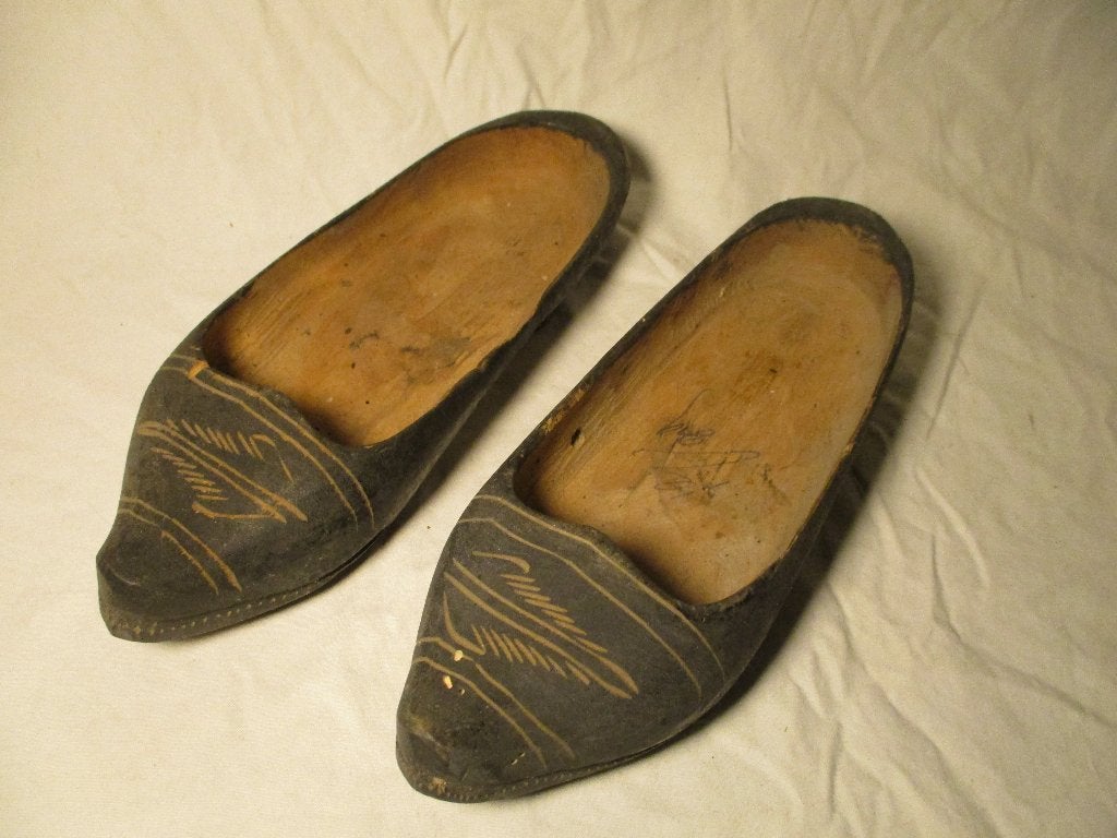 antiek houten schoentjes, Ophalen of Verzenden