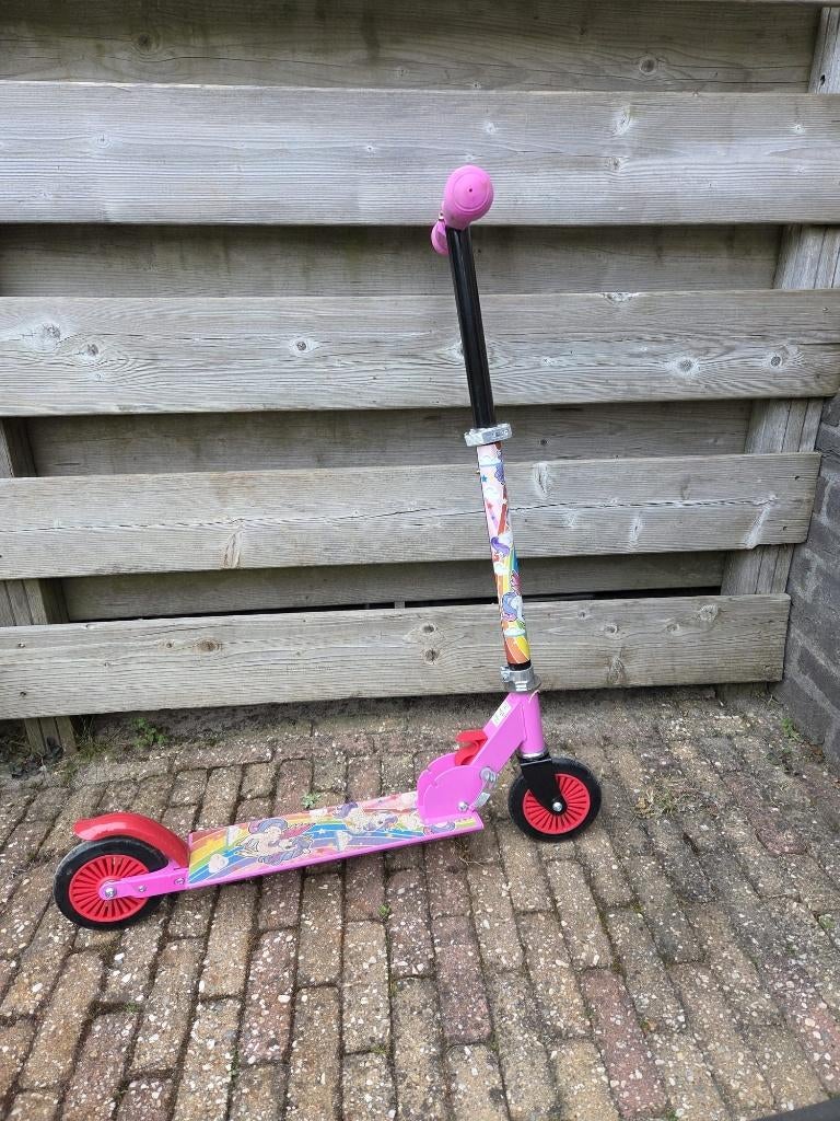 Roze step unicorn 5-7 jaar, Ophalen, Gebruikt, Gewone step