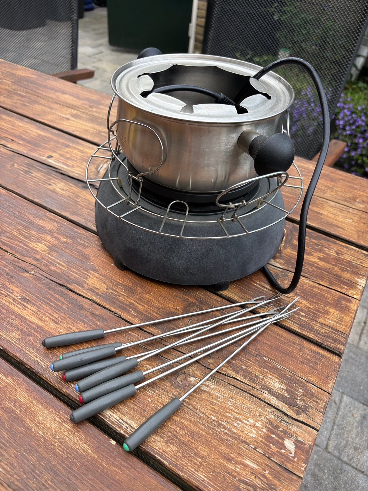 Princess elektrische fondueset - Zo goed als nieuw, Ophalen, Zo goed als nieuw, Elektrisch, Fondueset