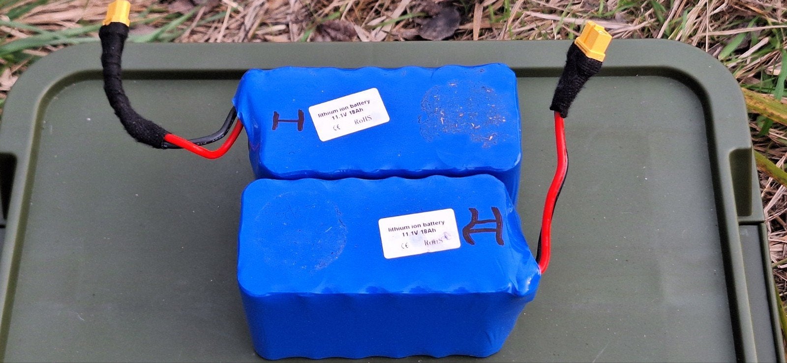 2 x Li ion batterijen 12V 18Ah., Ophalen, Zo goed als nieuw, Overige typen